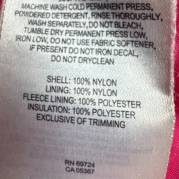 Columbia Omni Shield Quilted Insulated Pink Winter Snow Jacket Coat Girl Medium - Picture 12 of 12